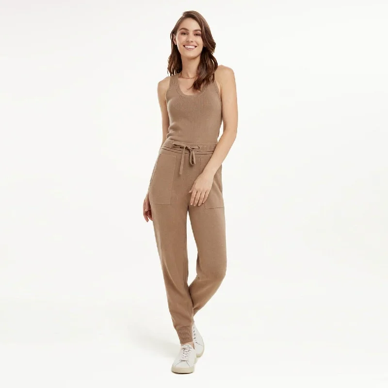 women's thermal pantsTalia Sweater Jogger (Toast)