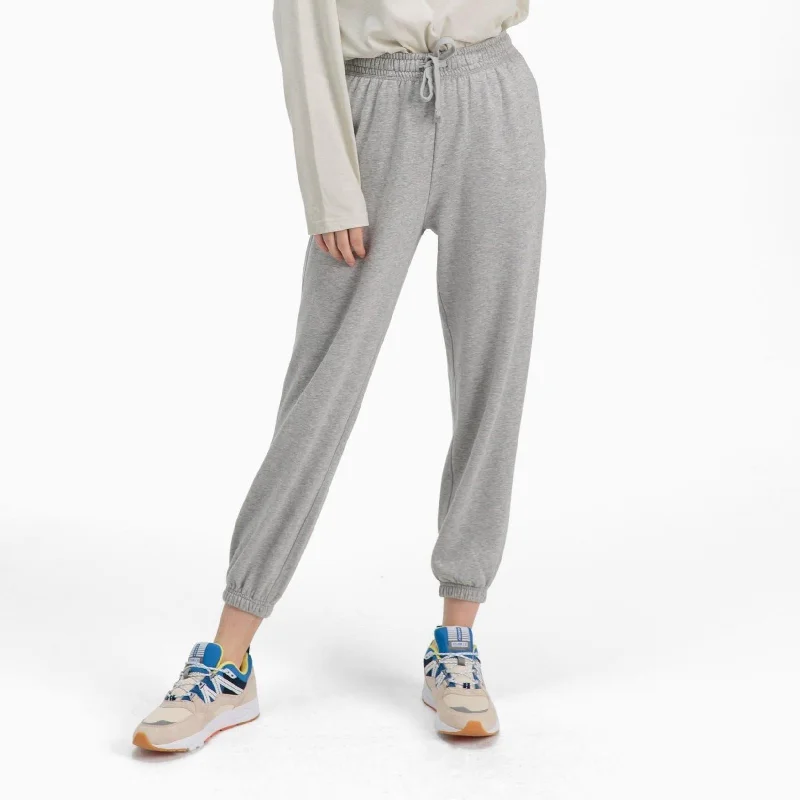 women's silk pantsFleece Sweatpant (Heather Grey)