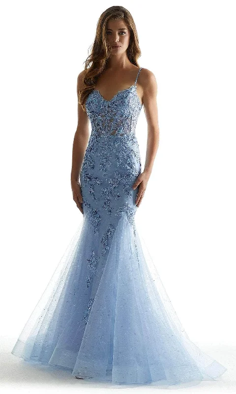 Sleeveless Dress In CrepeMori Lee 49043 - Sleeveless V-Neck Dress