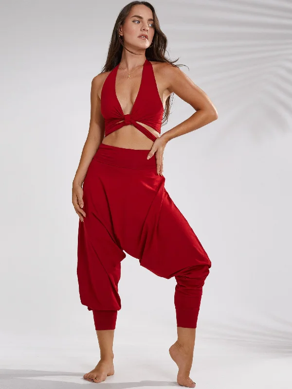 women's sophisticated pantsEmpress Pant - Crimson Red