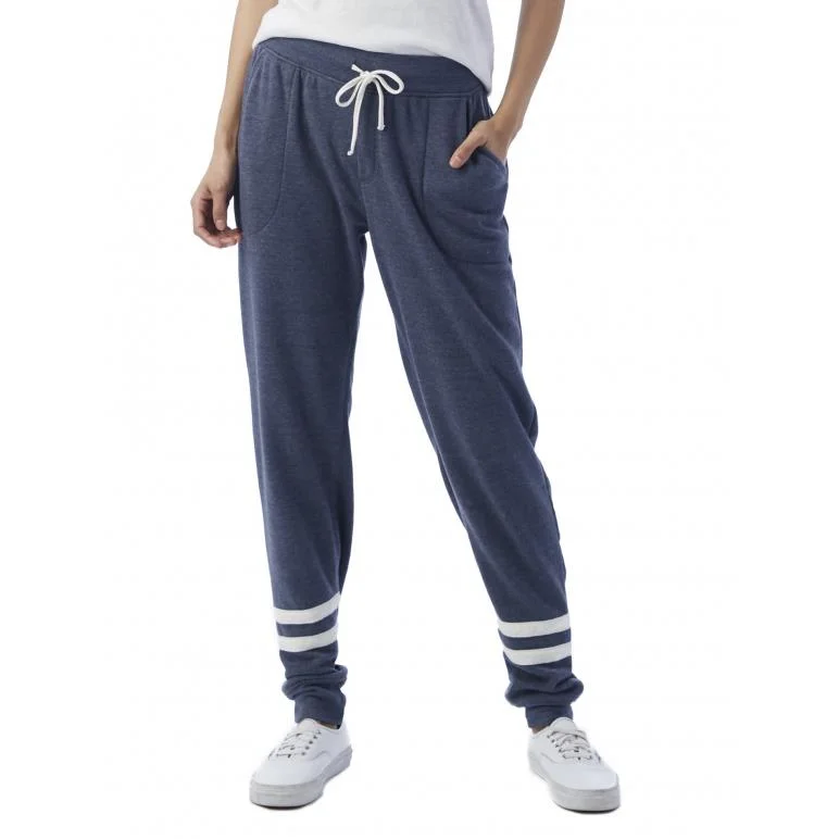 women's embroidered pantsThrowback Joggers (Navy)