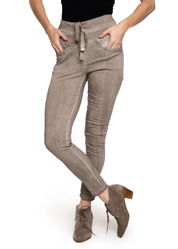 women's patched pantsEssie Pants in Mocha