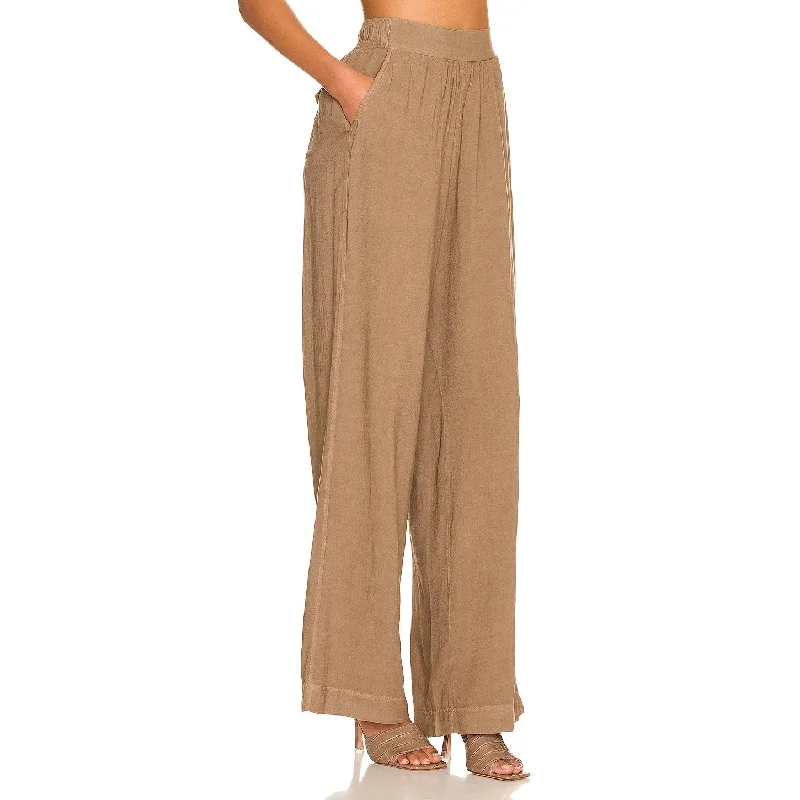 women's polyester pantsGolden Hour Pant (Mocha)