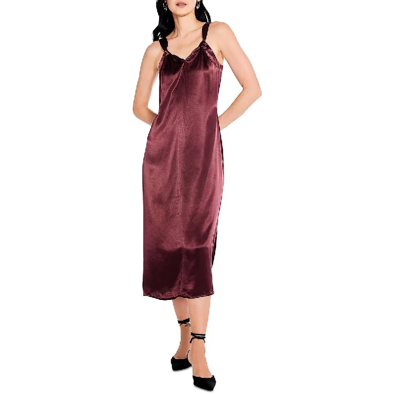 maxi dresses with A-line silhouettesNic + Zoe Womens Night Out Long Slip Dress