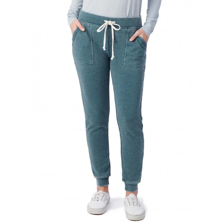 women's polyester pantsLong Weekend Pant (Spruce Green)