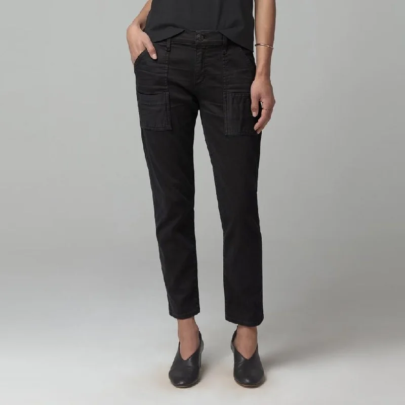 women's cotton pantsLeah Cargo (Vintage Black)