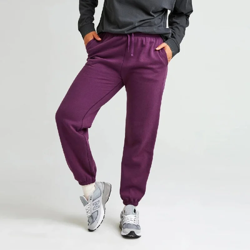 women's affordable pantsRecycled Fleece Sweatpants (Blackberry Wine)