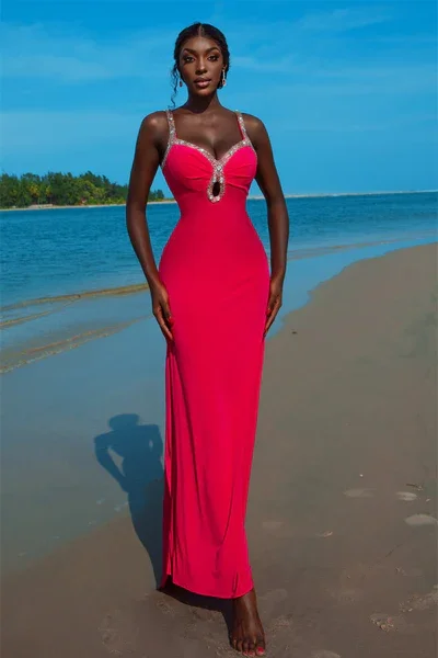 beaded prom dressesMERMAID STRAP SWEETHEART ANKLE LENGTH SLEEVELESS BACKLESS APPLIQUE PROM DRESS  gh1957