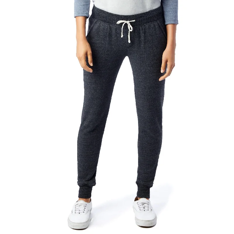 women's low-rise pantsEco-Fleece Jogger (Black)