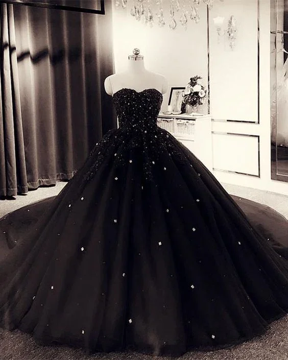 prom dress try-on ideasBlack quinceanera ball gown dresses prom Dresses  gh2133