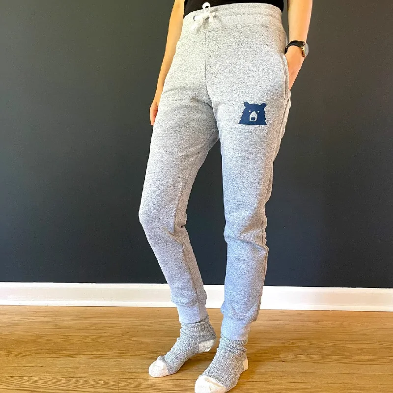 women's wedding pantsSlim Fit Sweatpants (Ash Marl + Navy)