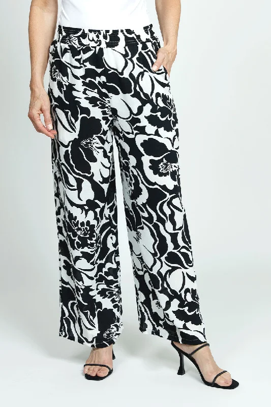 women's relaxed-fit pantsOrganic Rags Floral Wide Leg Pant