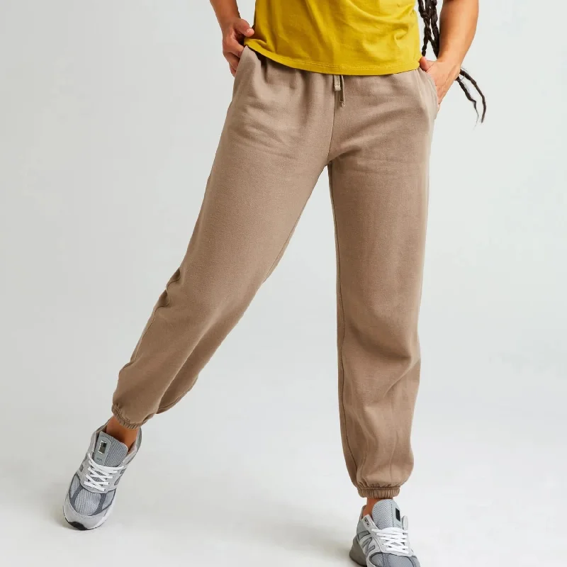 women's high-waisted pantsRecycled Fleece Sweatpant (Washed Grey)