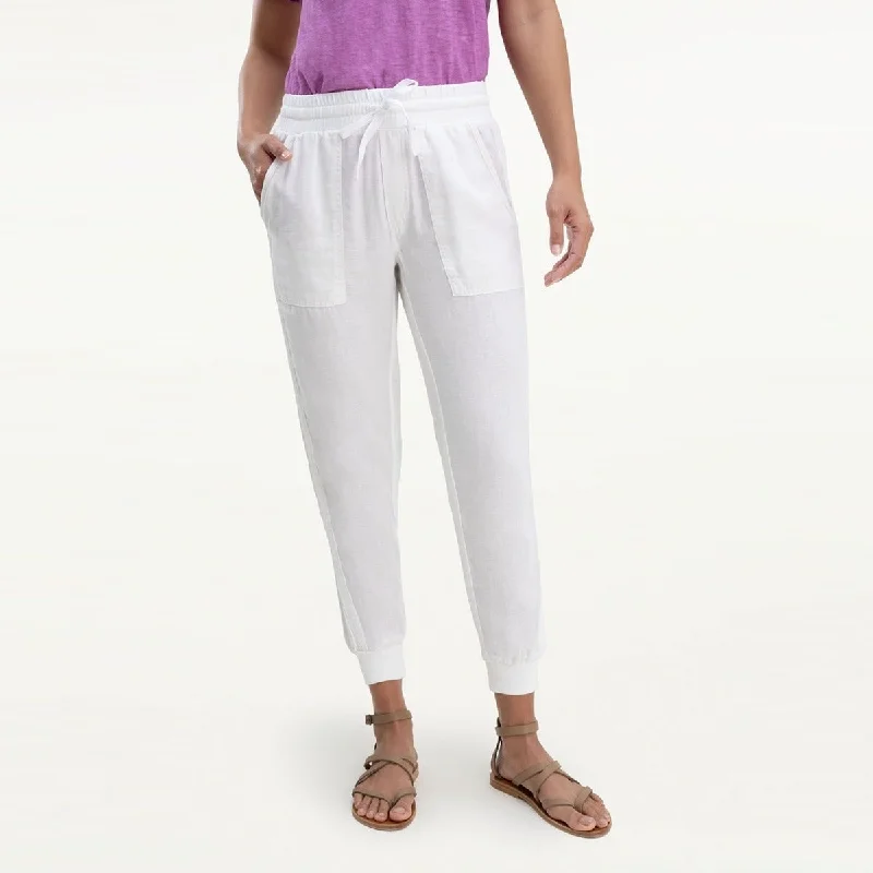 women's warm pantsLakeside Jogger (White)