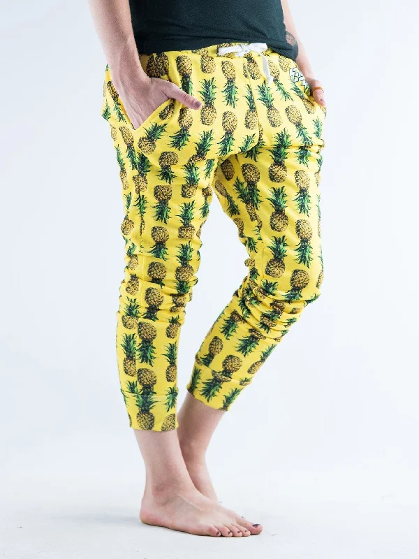 women's lace-up pantsPineapple Pajama Pants