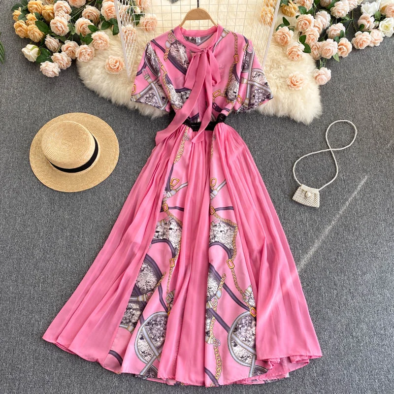 maxi dresses with embroidered patternsStylish A line long dress fashion dress  630