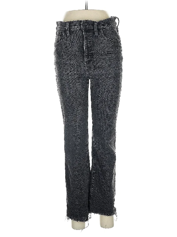 women's denim jeans with zipper-fly closureHigh-Rise Bootleg Jeans in Dark Wash