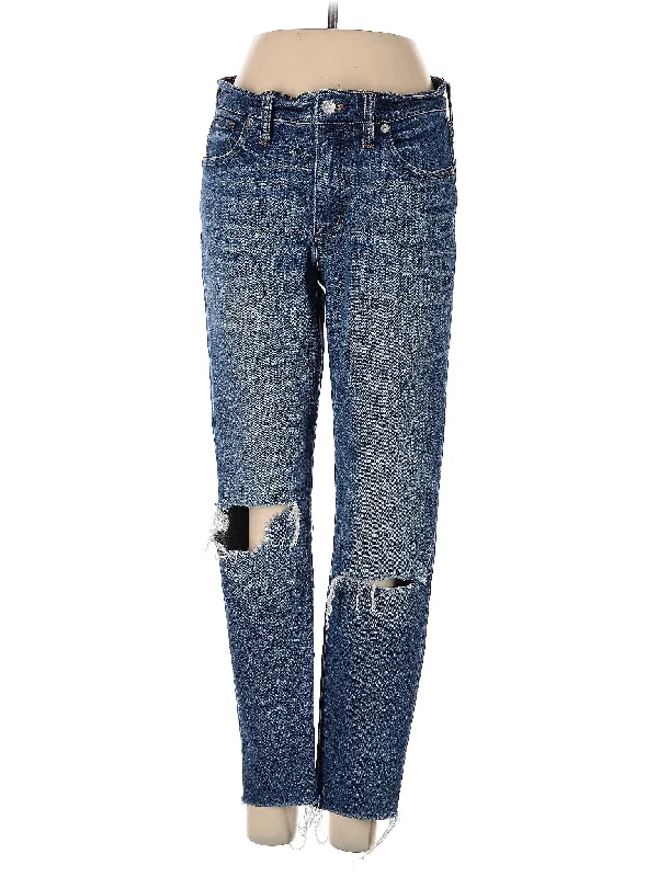 women's faded denim jeansMid-Rise Boyjeans Jeans