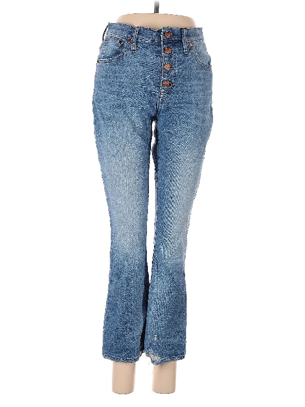 women's denim jeans for special occasionsMid-Rise Bootleg Jeans in Light Wash