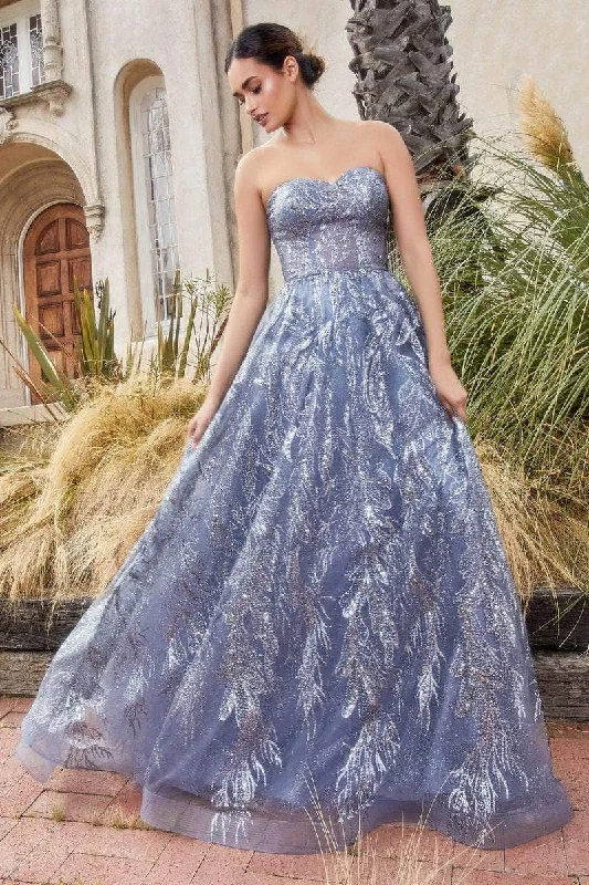 Formal Dress for Semi-Formal EventsAndrea and Leo A1174 - Strapless Beaded Ballgown With Shawl