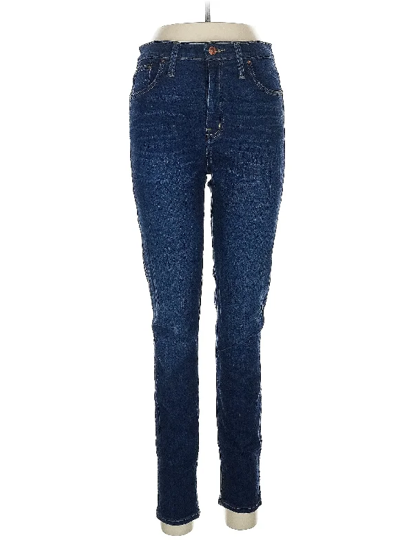 women's denim jeans with adjustable waistbandsHigh-Rise Skinny Jeans in Dark Wash