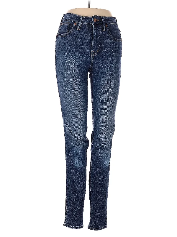 women's denim jeans with belt loopsHigh-Rise Straight-leg Jeans in Dark Wash