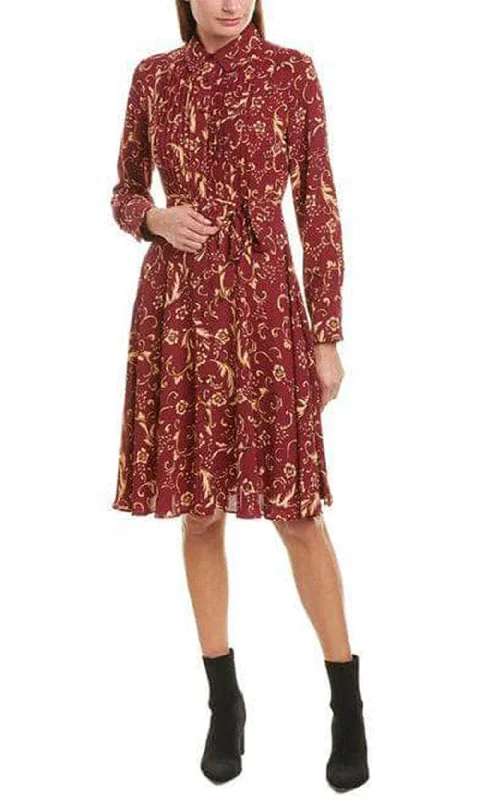 Flirty Long Sleeves DressNanette Nanette Lepore TM9F17120 - Long Sleeved Collared Shirtdress