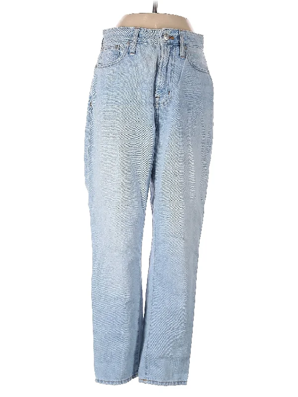 women's denim jeans for tall womenHigh-Rise Wide-leg Jeans in Light Wash