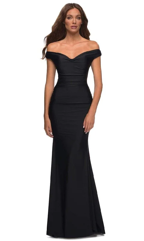 Formal Dress for Golf TournamentsLa Femme - 30449 Off Shoulder Jersey Gown