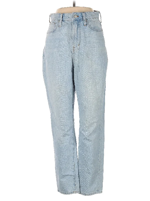 women's denim jeans for winterHigh-Rise Boyjeans Jeans in Light Wash