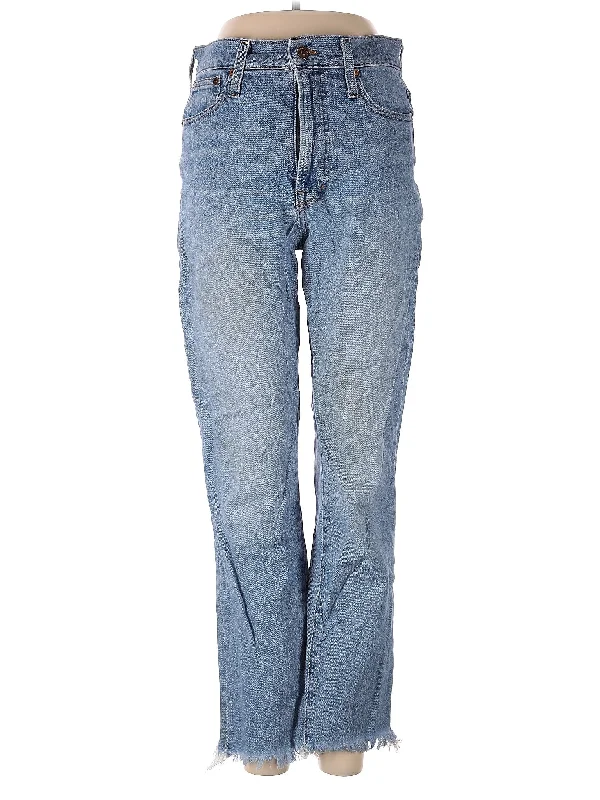 women's denim jeans for a stylish outfitHigh-Rise Straight-leg Jeans in Light Wash