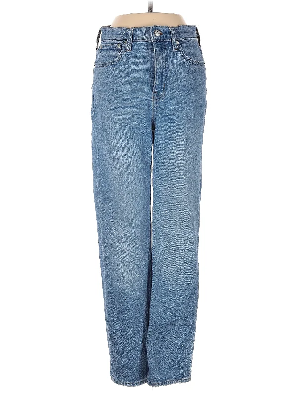 women's denim jeans with leather patchesHigh-Rise Wide-leg Jeans in Light Wash