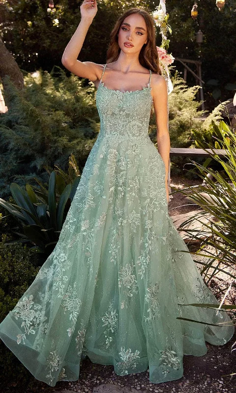 Formal Dress for Summer WeddingsAndrea and Leo A1248 - Embroidered A-Line Gown