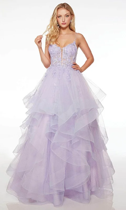 Formal Dress for International EventsAlyce Paris 61668 - Corset Bodice Embroidered Ballgown