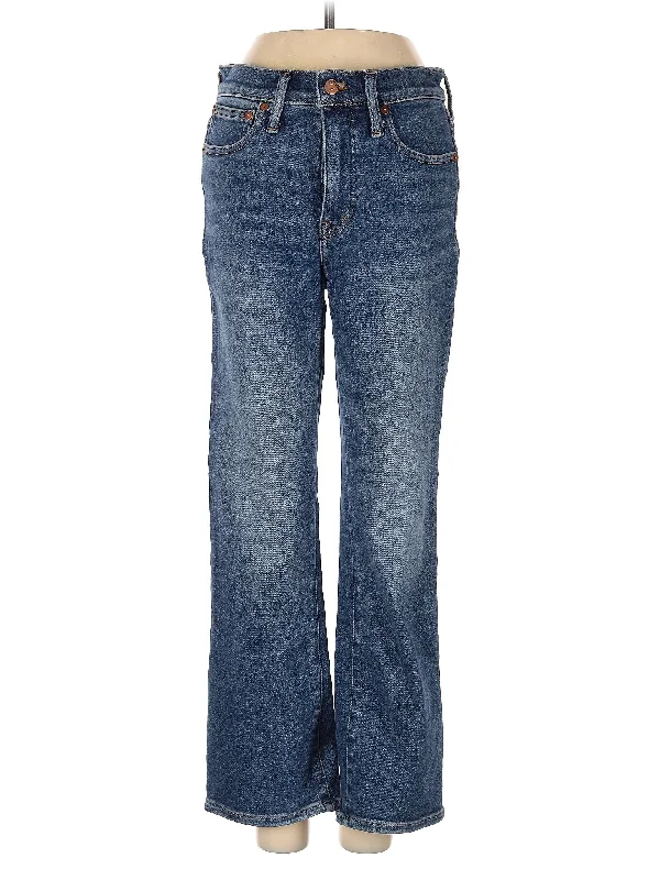 women's denim jeans for a relaxed lookMid-Rise Bootleg Jeans in Medium Wash