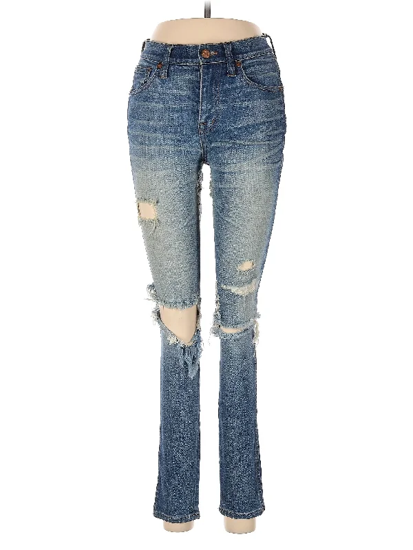 women's denim jeans with elastaneMid-Rise Straight-leg Jeans