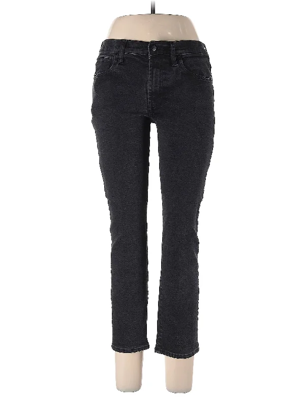 women's stretch denim jeansMid-Rise Skinny Jeans in Dark Wash