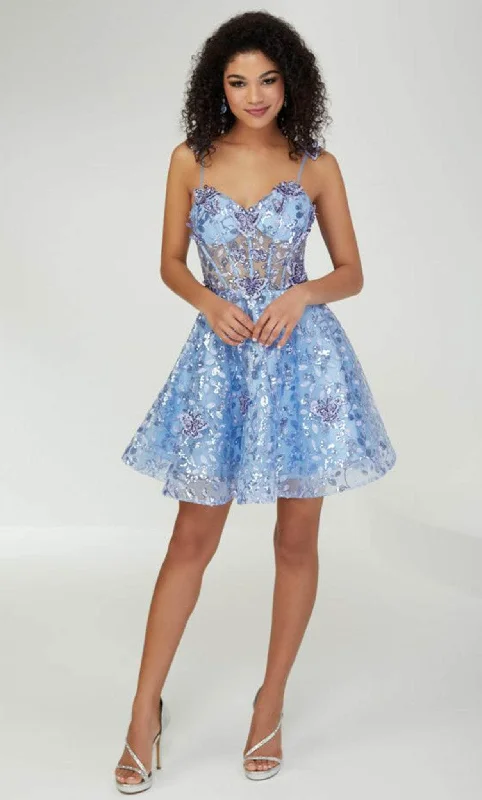 beach party dressesTiffany Homecoming 27377 - Embellished Corset Dress