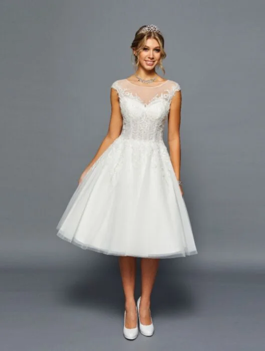 wedding dress inspirationLA Merchandise LADK460 Cap Sleeve Vintage Bridal Corset Wedding Dress