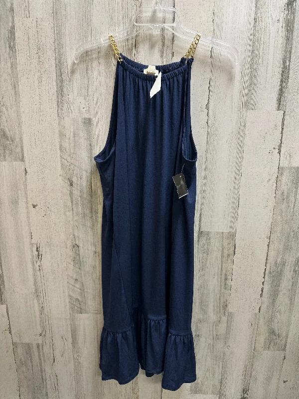 women's satin dressesBlue Dress Casual Short Michael Kors, Size 1x