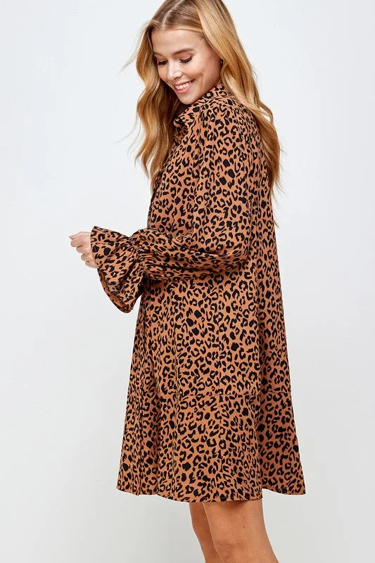 women's evening dressesDana Leopard Dress