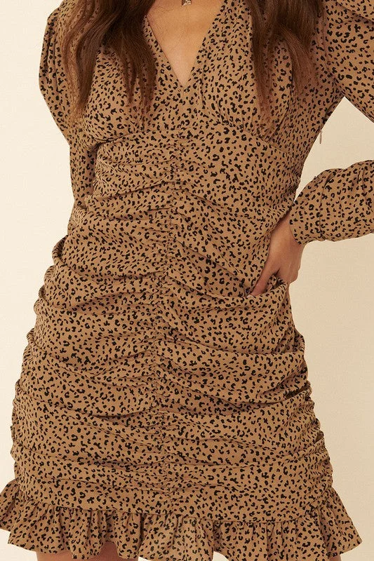 women's empire waist dressesLolli Leopard Dress